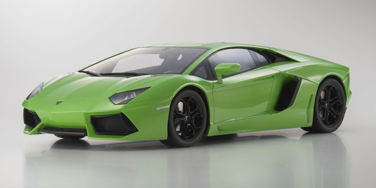 Kyosho 1/12 Lamborghini Aventador Green Resin